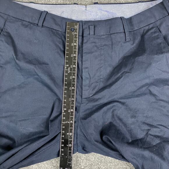 Corneliani Dress Pants Men's Size 52 Navy Slim Cotton Fit Formal Tailored Wash - Picture 8 of 12